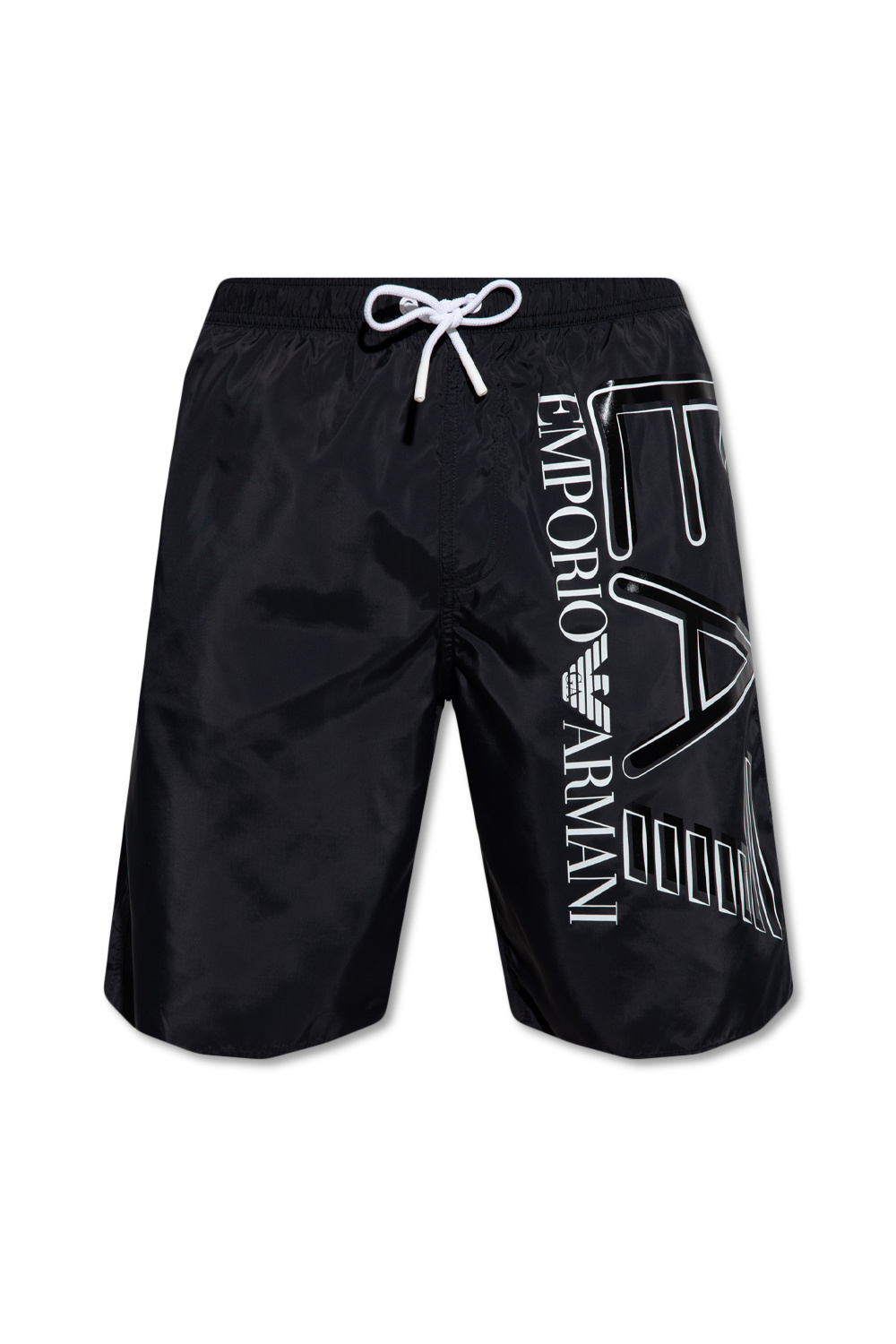 Black armani swim shorts deals